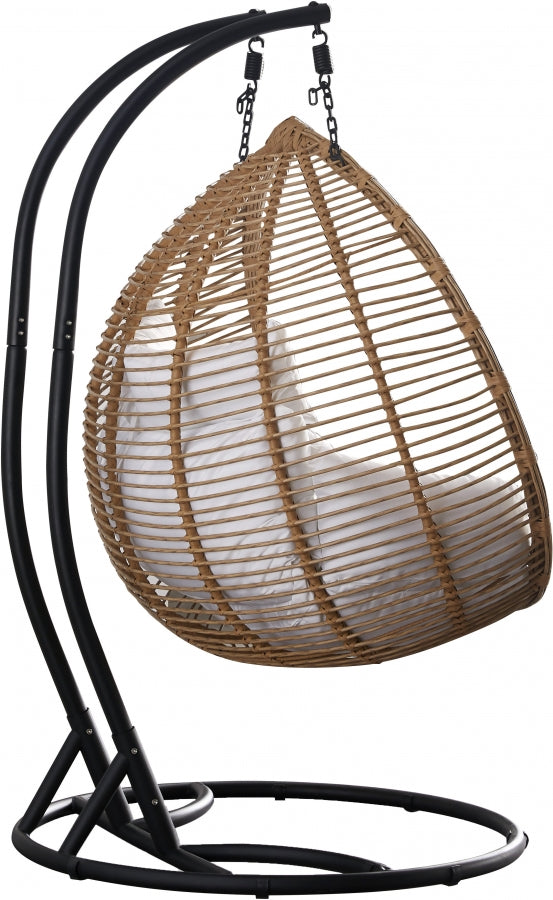 [HOT DEAL] Tarzan Steel Natural Outdoor Patio Double Swing Chair