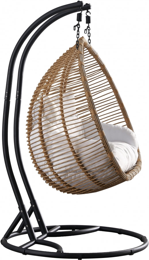 [HOT DEAL] Tarzan Steel Natural Outdoor Patio Double Swing Chair