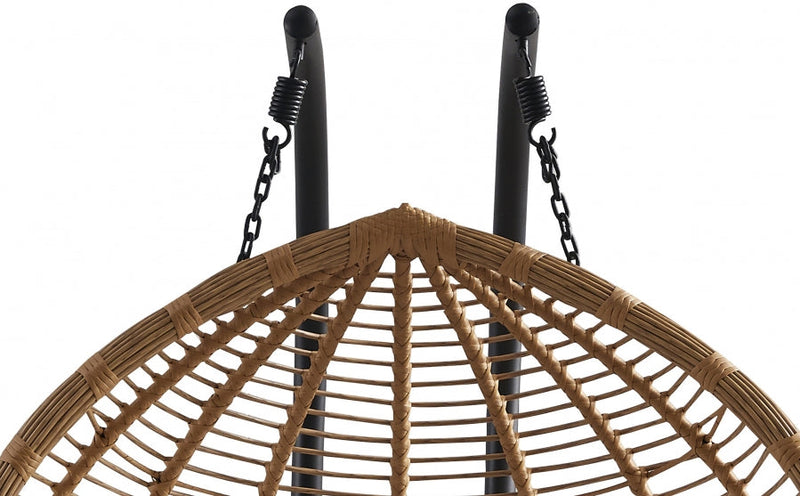 [HOT DEAL] Tarzan Steel Natural Outdoor Patio Double Swing Chair