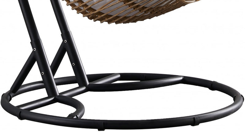 [HOT DEAL] Tarzan Steel Natural Outdoor Patio Double Swing Chair