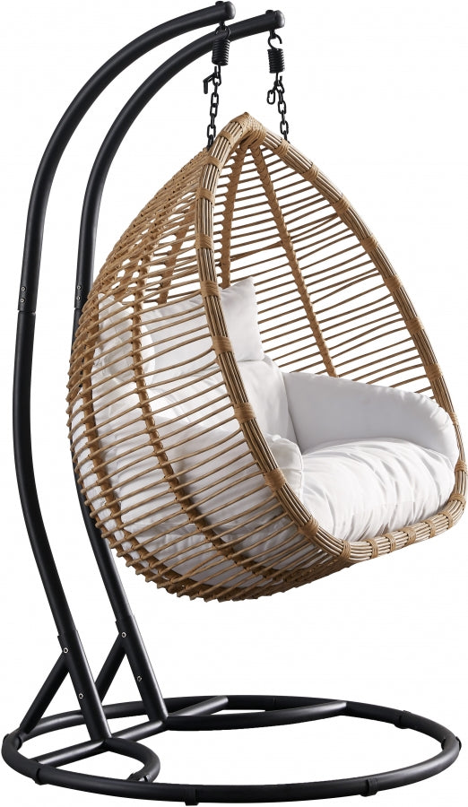 [HOT DEAL] Tarzan Steel Natural Outdoor Patio Double Swing Chair