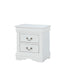 Louis Philip White Nightstand - Lara Furniture