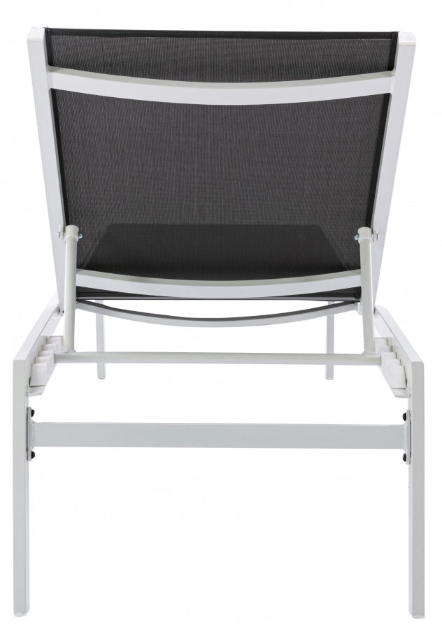 [HOT DEAL] Santorini Aluminum Grey Outdoor Patio Aluminum Mesh Chaise Lounge Chair