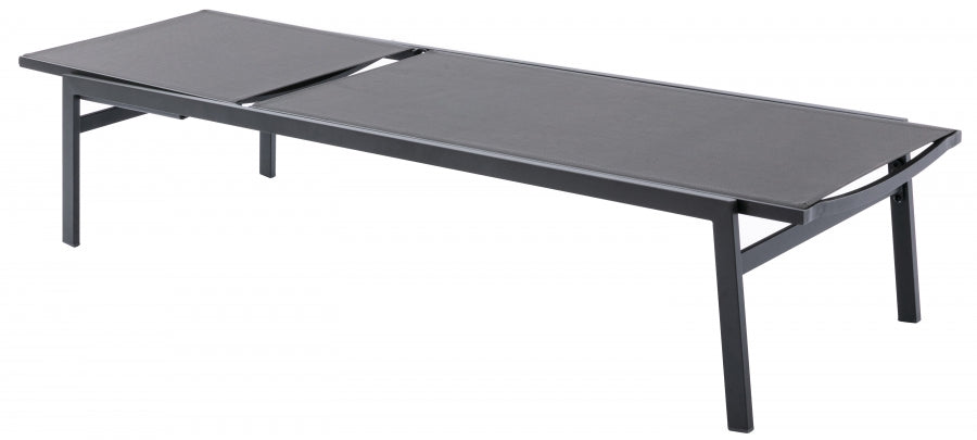 [HOT DEAL] Santorini Aluminum Grey Outdoor Patio Aluminum Mesh Chaise Lounge Chair