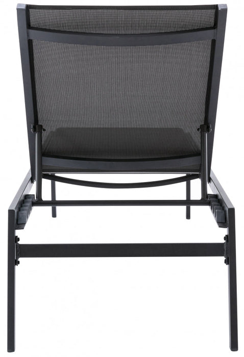 [HOT DEAL] Santorini Aluminum Grey Outdoor Patio Aluminum Mesh Chaise Lounge Chair