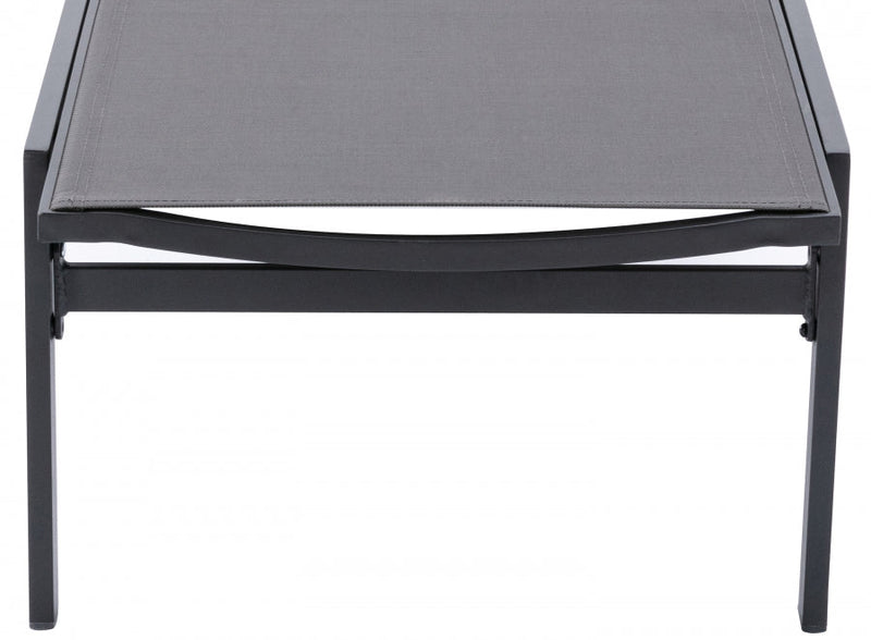 [HOT DEAL] Santorini Aluminum Grey Outdoor Patio Aluminum Mesh Chaise Lounge Chair