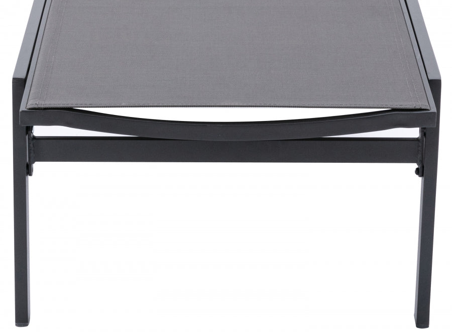 [HOT DEAL] Santorini Aluminum Grey Outdoor Patio Aluminum Mesh Chaise Lounge Chair