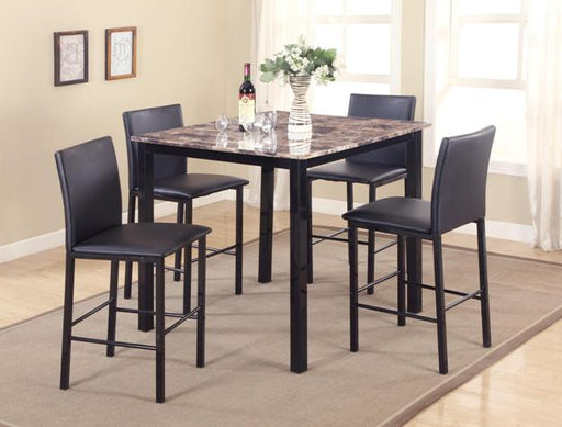 Aiden 5-Piece Counter Height Set - Lara Furniture