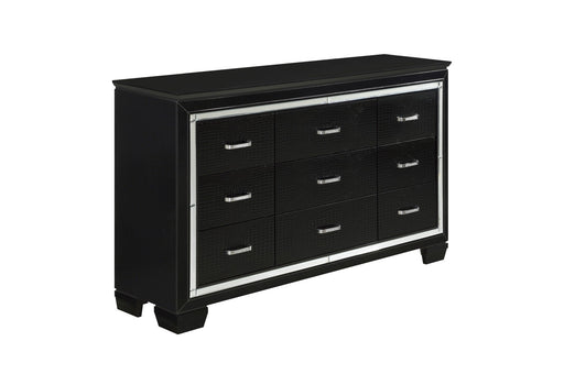 Allura Black Dresser - Luna Furniture (4761694306439)