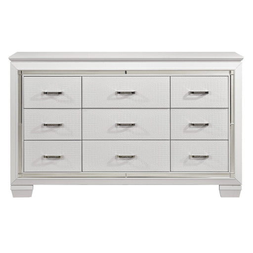 Allura White Dresser - Luna Furniture (4761696075911)