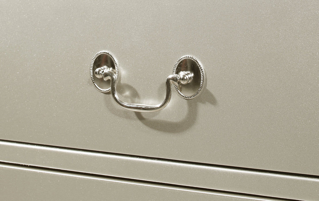 Louis Philip Champagne Chest - Lara Furniture