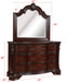 Sheffield Dark Cherry Mirror - Lara Furniture