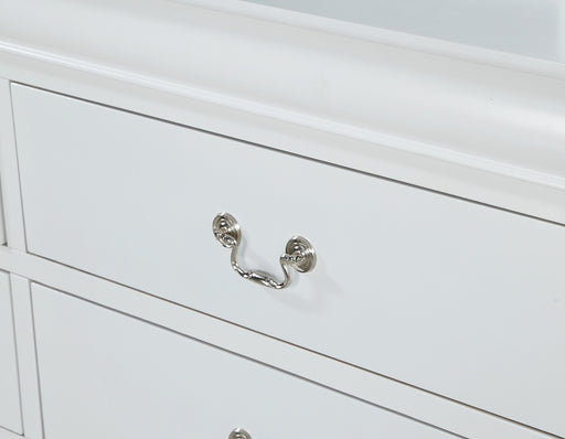 Louis Philip White Dresser - Lara Furniture