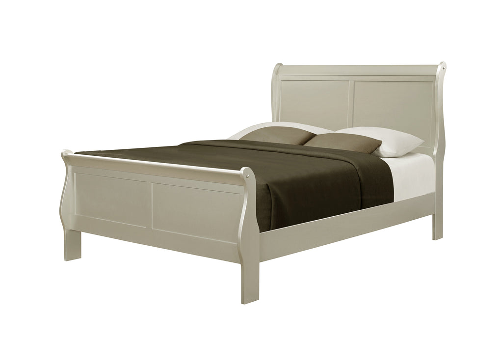 Louis Philip Champagne Youth Sleigh Bedroom Set - Lara Furniture