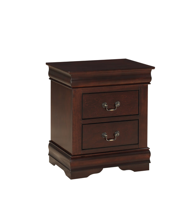 Louis Philip Cherry Nightstand - Lara Furniture