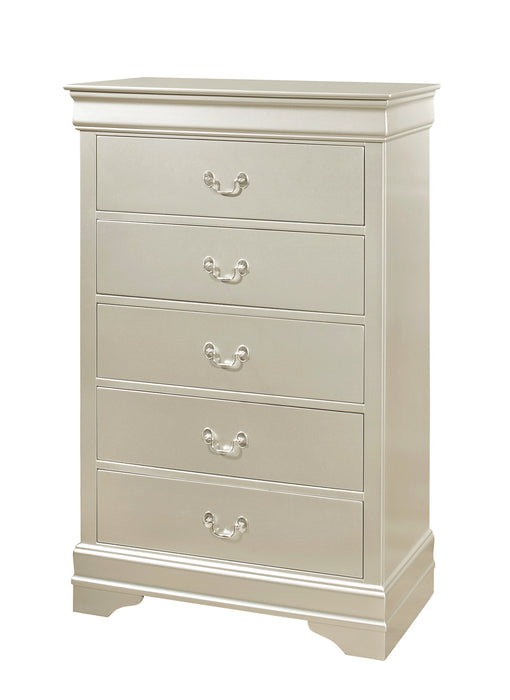 Louis Philip Champagne Chest - Lara Furniture