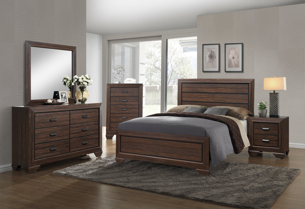 Farrow Chocolate Panel Bedroom Set