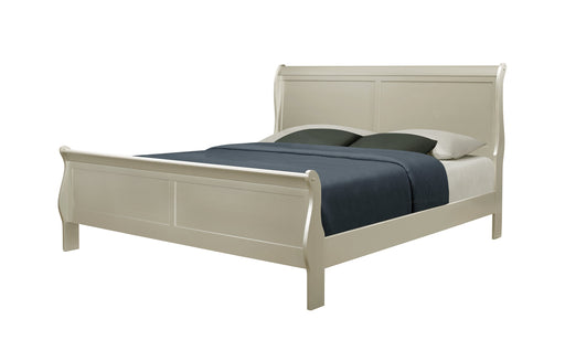 Louis Philip Champagne King Sleigh Bed - Lara Furniture