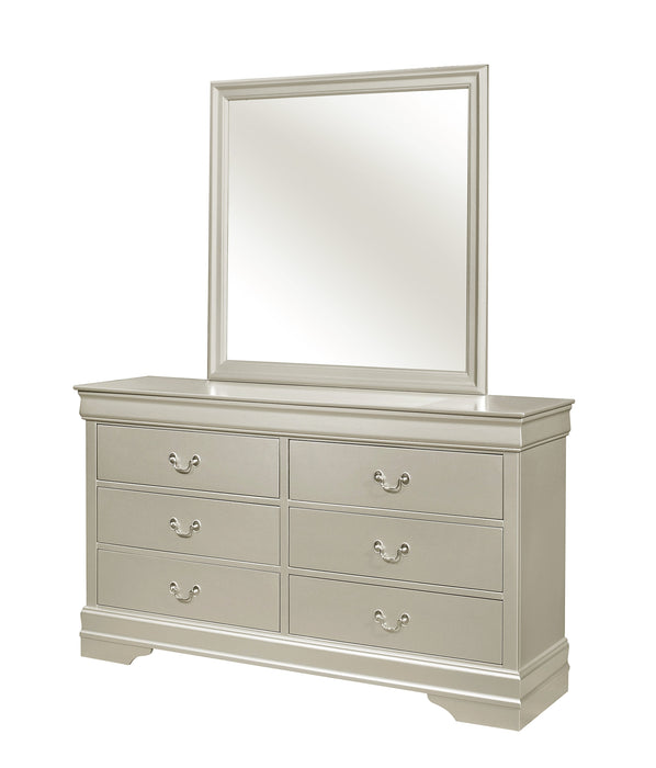 Louis Philip Champagne Youth Sleigh Bedroom Set - Lara Furniture