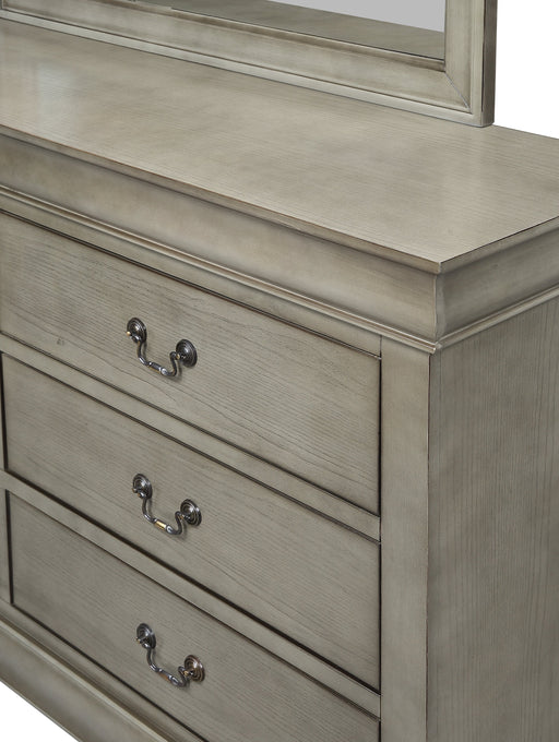 Louis Philip Gray Dresser - Lara Furniture