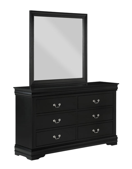 Louis Philip Black Dresser - Lara Furniture