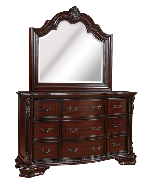 Sheffield Dark Cherry Dresser - Lara Furniture