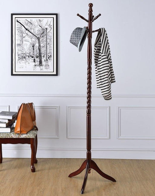 Twist Cherry Hall Tree - Lara Furniture