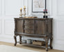 Kiera Gray Side Board - Lara Furniture