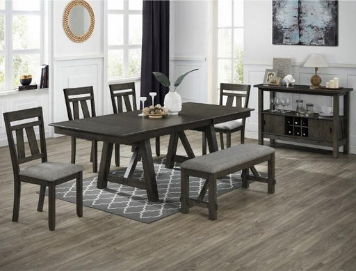 Maribelle Gray-Brown Dining Table - Lara Furniture