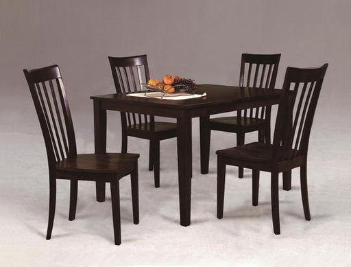 Brody Espresso 5-Piece Dining Set - Lara Furniture