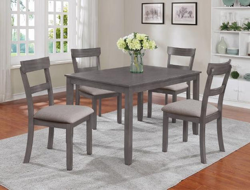 Henderson Gray 5-Piece Dining Room Set - Lara Furniture