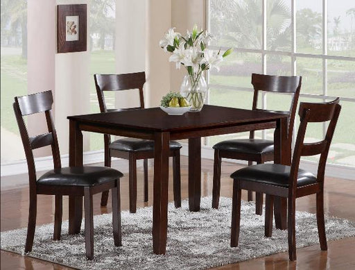 Henderson Brown 5-Piece Dining Room Set - Lara Furniture