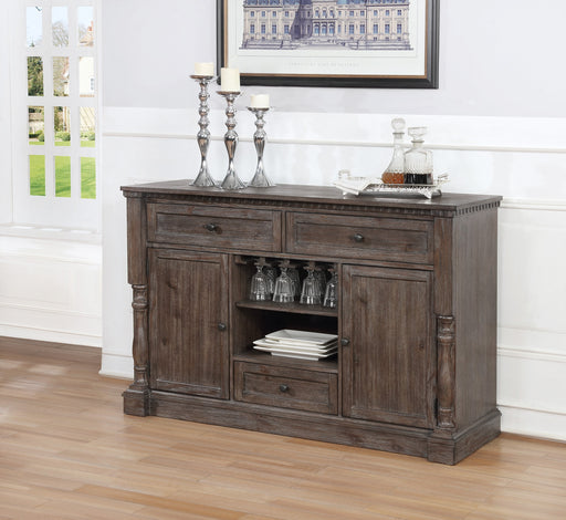 Regent Grayish Brown Server - Lara Furniture