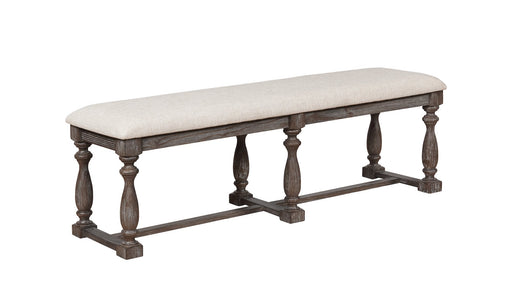 Regent Grayish Brown Bench - Lara Furniture