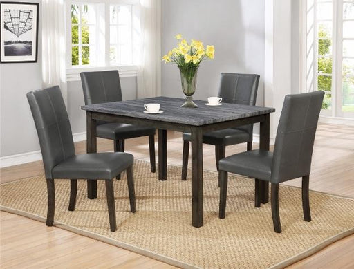 Pompei Gray Rectangular Dining Set - Lara Furniture