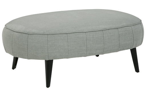 Hollyann Gray Oversized Accent Ottoman - Lara Furniture
