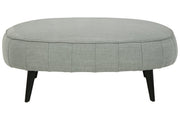 Hollyann Gray Oversized Accent Ottoman - Lara FurnitureOttoman