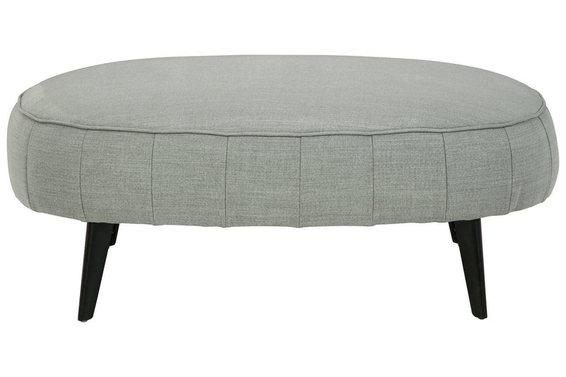 Hollyann Gray Oversized Accent Ottoman - Lara FurnitureOttoman
