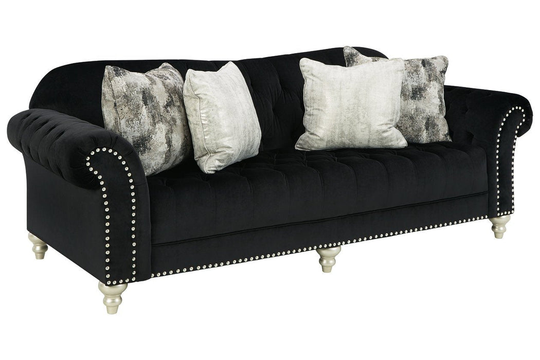 Harriotte Black Sofa - Lara Furniture