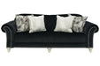 Harriotte Black Sofa - Lara Furniture