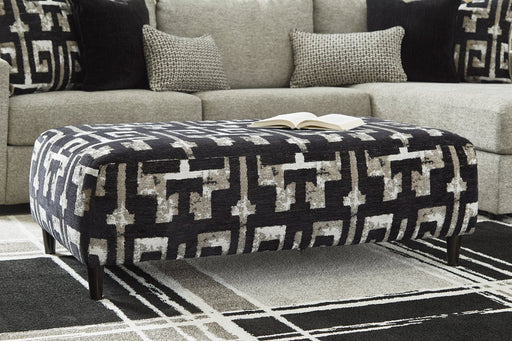 Ravenstone Flint Oversized Accent Ottoman - Lara Furniture