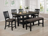 Jorie Black/Brown Counter Height Table - Lara Furniture
