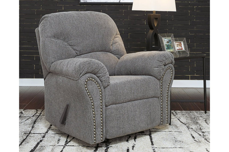 Allmaxx Pewter Recliner - Lara FurnitureRecliner