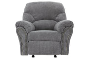 Allmaxx Pewter Recliner - Lara FurnitureRecliner