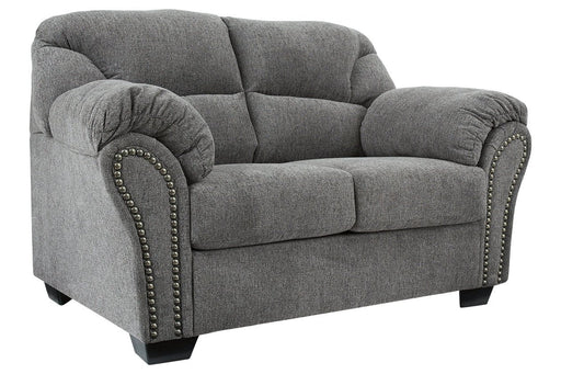 Allmaxx Pewter Loveseat - Lara FurnitureLoveseat