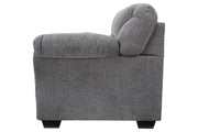 Allmaxx Pewter Loveseat - Lara FurnitureLoveseat