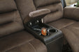 Earhart Chestnut Reclining Living Room Set - Lara Furniture