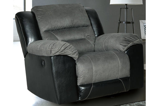Earhart Slate Recliner - Lara Furniture
