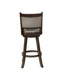 Cecil 29" Gray Swivel Bar Stool, Set of 2 - Lara Furniture