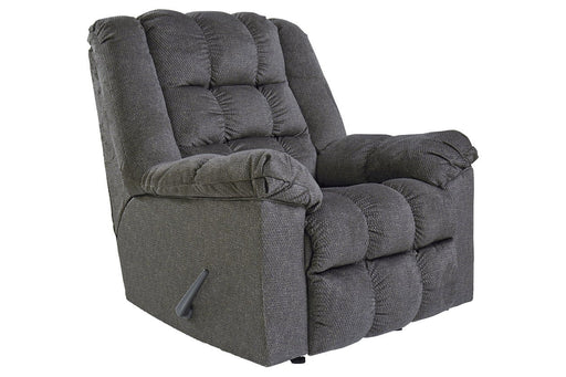 Drakestone Charcoal Recliner - Lara Furniture